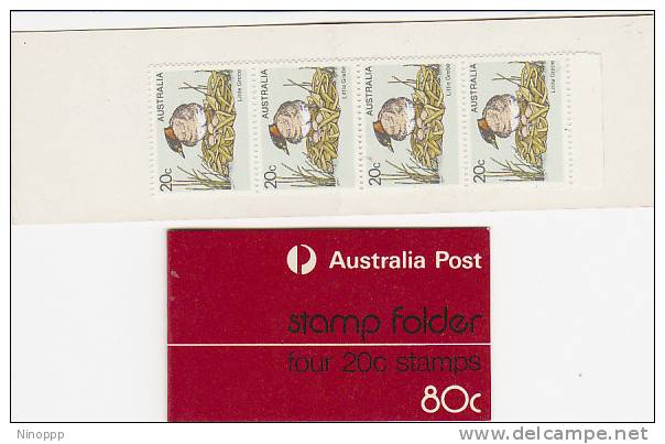 Australia-1979 Little Grebe 80c Folder  Booklet - Carnets