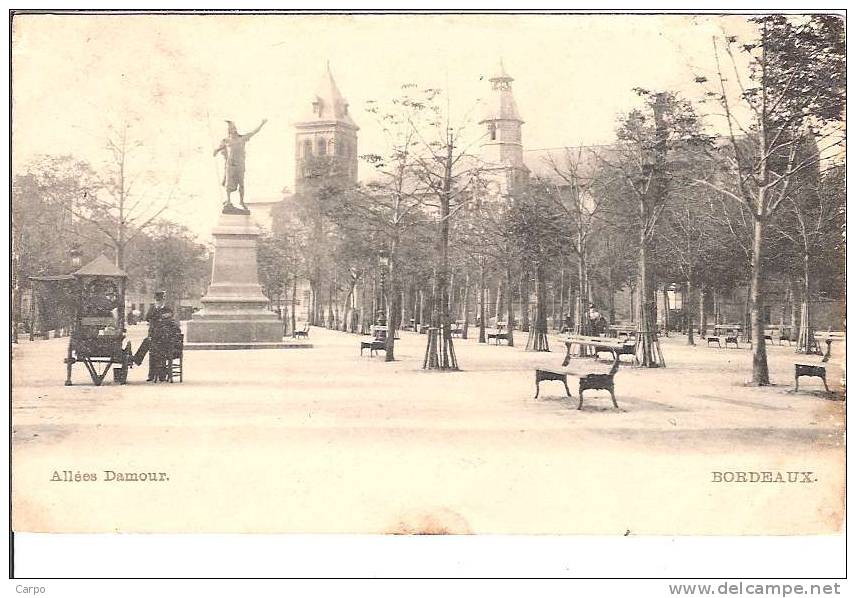 BORDEAUX. - Allée Damour. (Marchand De Glace) - Bordeaux