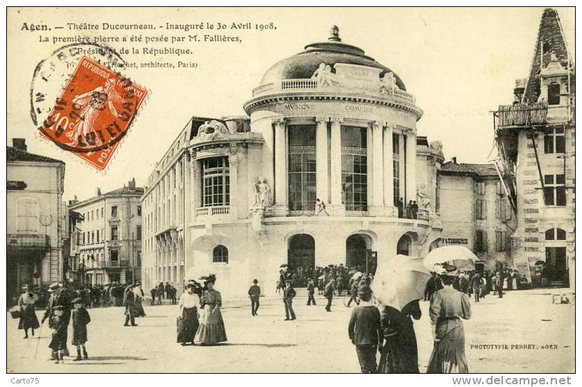 Architecture - Théâtre Ducourneau Agen - Monuments