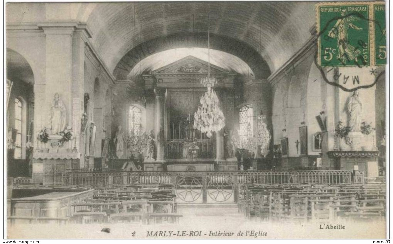 MARLY LE ROI  Intérieur De L'église - Marly Le Roi