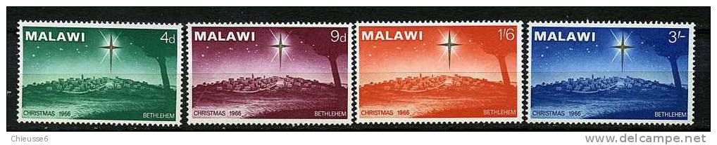 Malawi **  N° 60 à 63 - Noël. Vue De Beethléem - Malawi (1964-...)