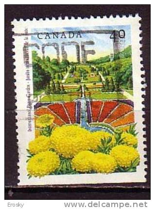 F0836 - CANADA Yv N°1186 JARDINS - Oblitérés