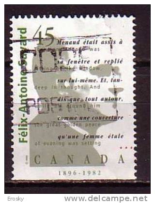 F0866 - CANADA Yv N°1491 ECRIVAINS - Oblitérés