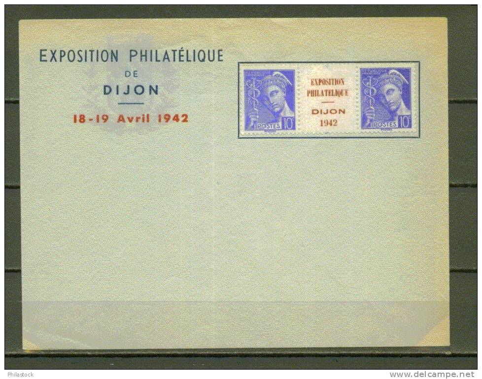 FRANCE N° 407 S/Lettre Illustrée Repiquage De Dijon - 1938-42 Mercurio