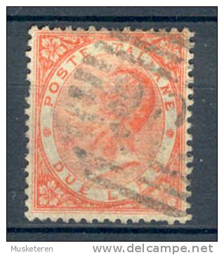 Italy 1863 Mi. 22 King König Vittorio Emanuele II €80,- - Usados