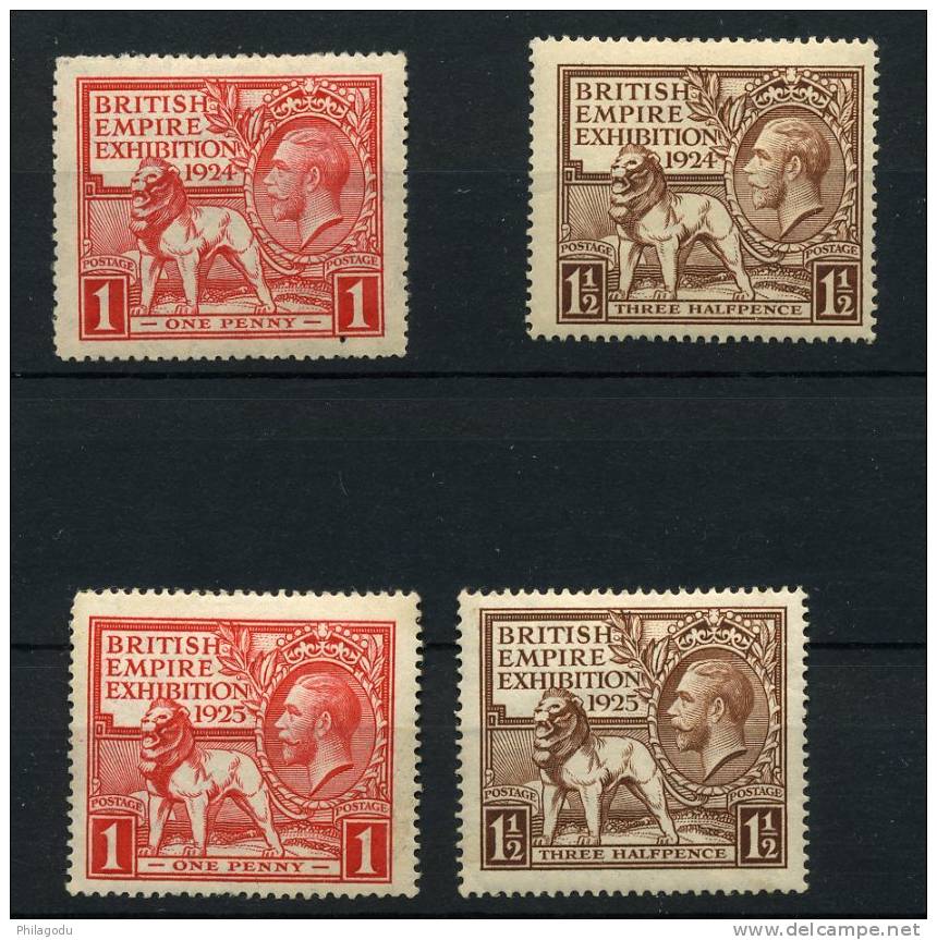 EMPIRE EXHIBITION 1924 Et 1925 Mint Hinged  Yvert 96 Euros  Très Frais - Unused Stamps