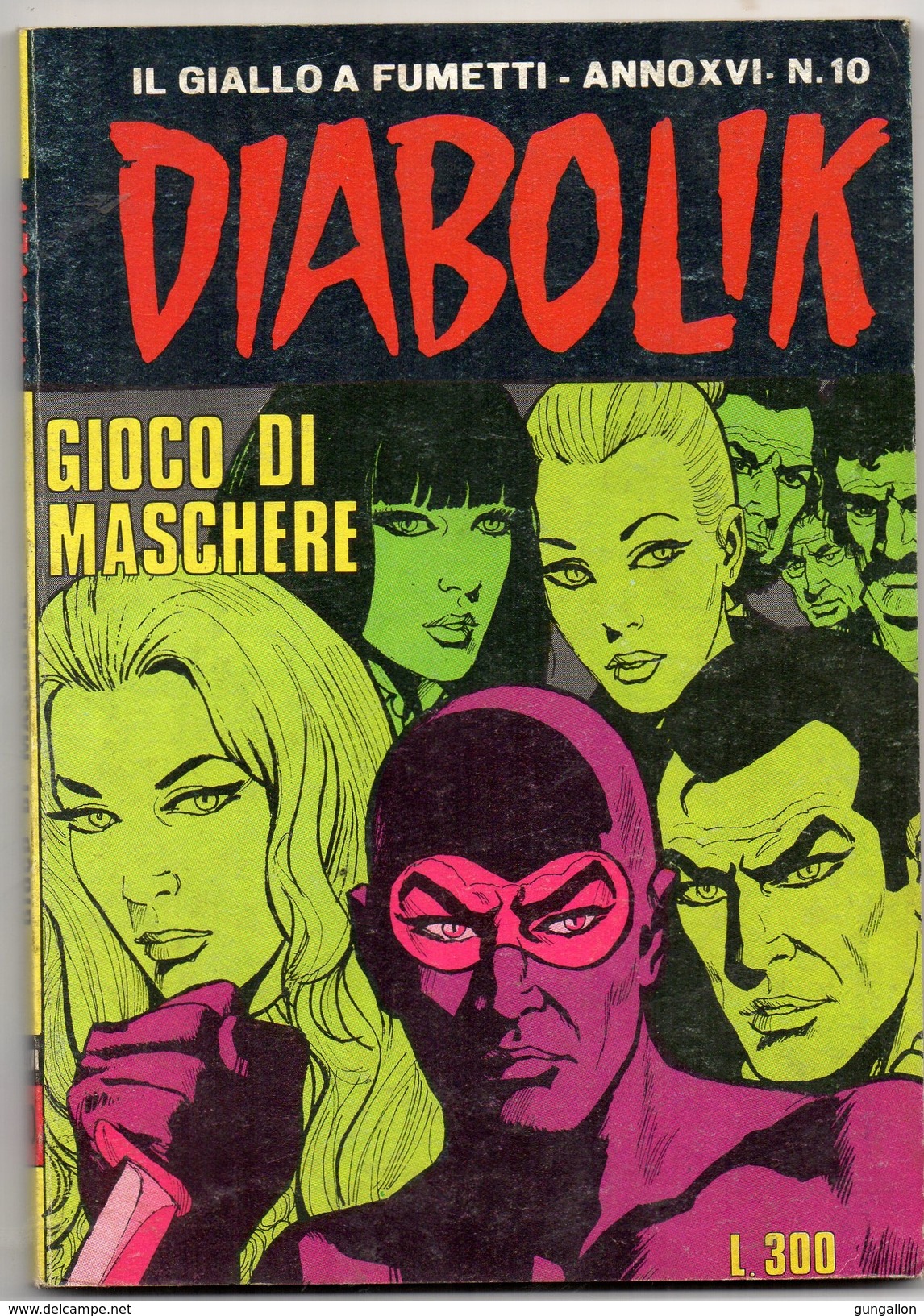 Diabolik (Astorina 1977)  Anno XVI° N. 10 - Diabolik