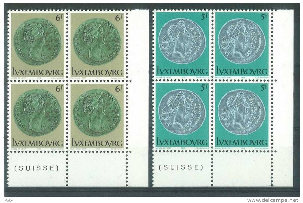 Luxemburg Y/T 931 / 934 (**) In Blok Van 4. - Unused Stamps