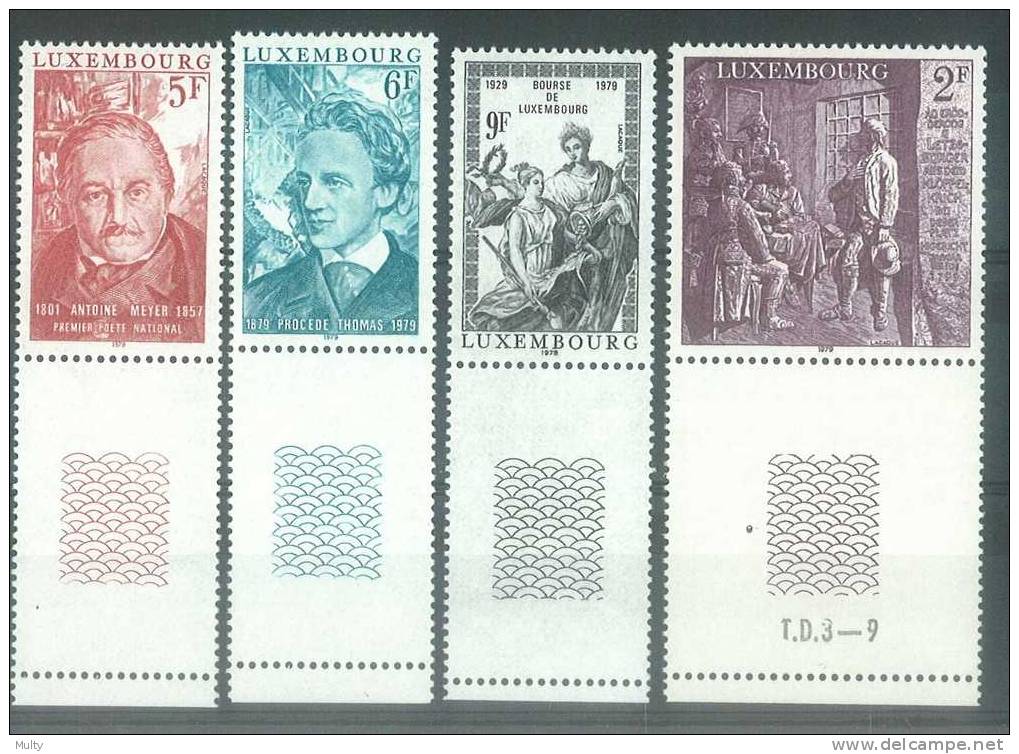 Luxemburg Y/T 939 / 942 (**) - Unused Stamps