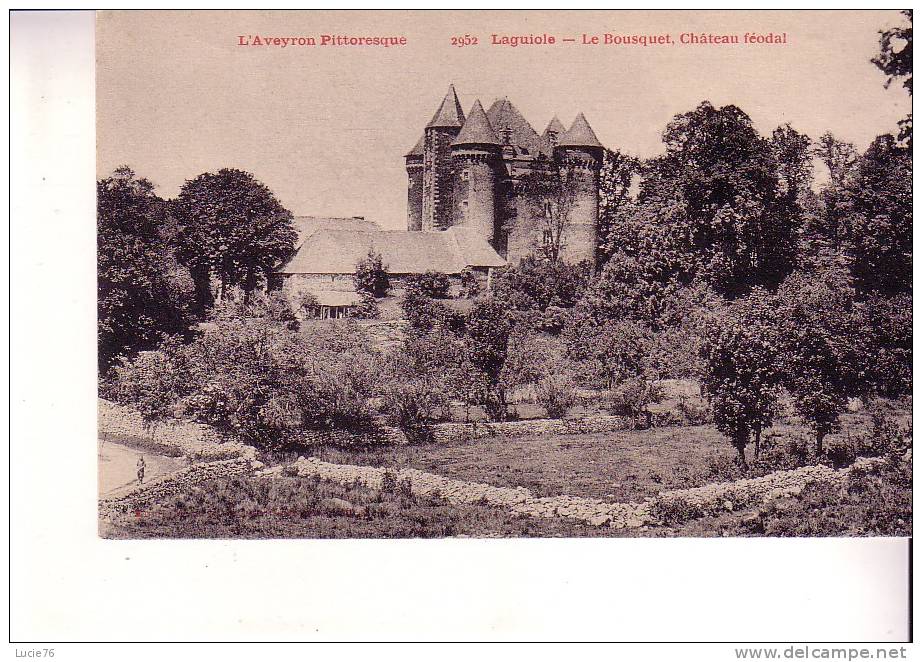 LAGUIOLE  -  Le BOUSQUET, Château Féodal  - N°  2952 - Laguiole