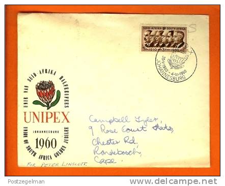 SOUTH AFRICA 1960 2 FDC´s With Address UNIPEX Union Day - FDC
