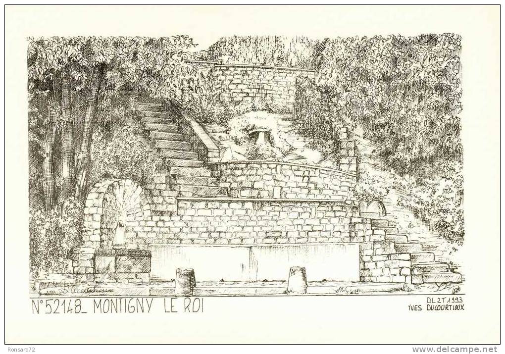 52 MONTIGNY-LE-ROI  - Illustration Yves Ducourtioux - Montigny Le Roi