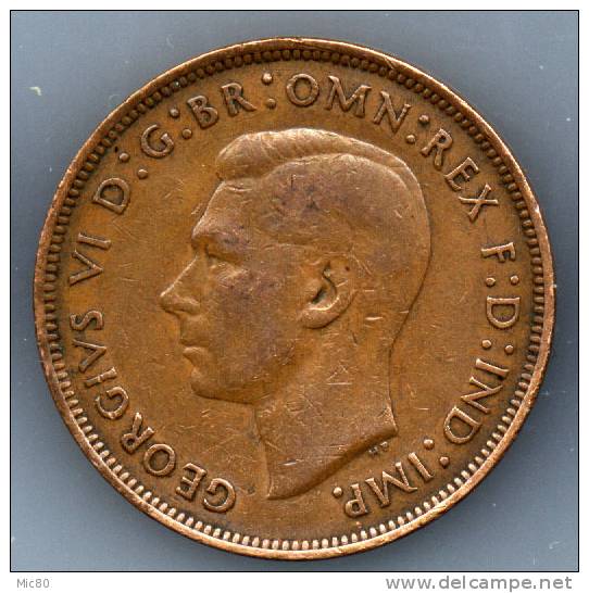 Grande-Bretagne 1 Penny Georges VI 1944 Ttb+ - D. 1 Penny