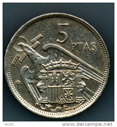 Espagne 5 Pesetas 1957 (71) Sup - 5 Pesetas