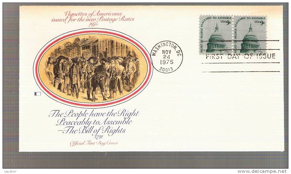 FDC United States - Capital Dome - Scott # 1591 - 1971-1980