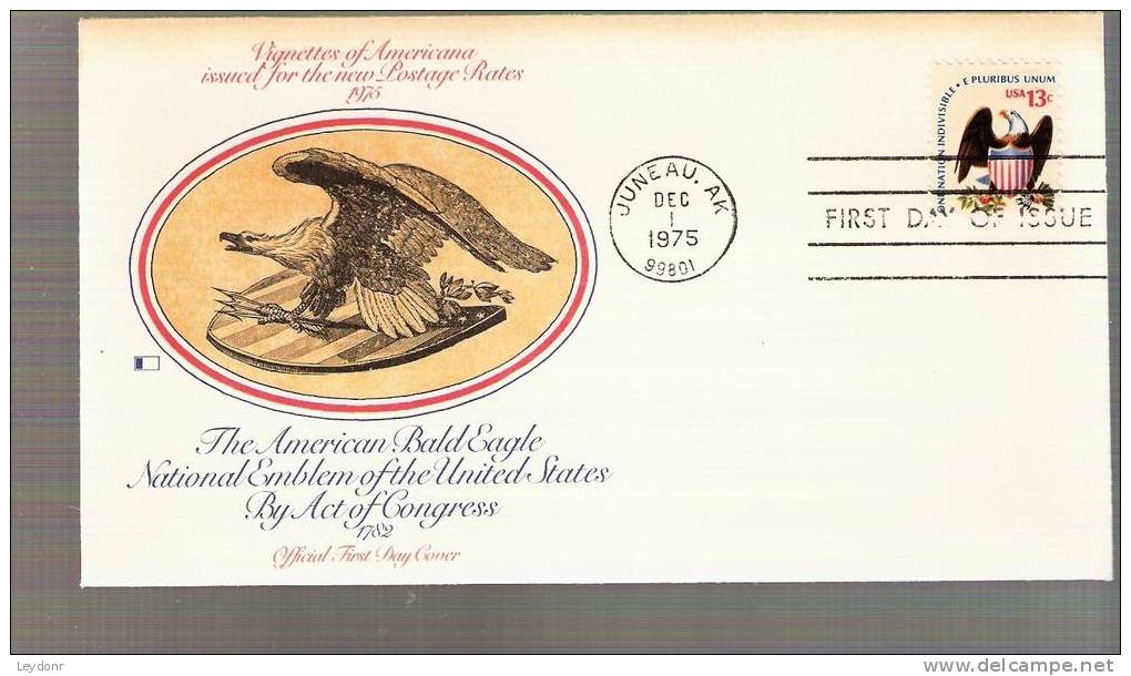 FDC United States - Eagle And Shield - Scott # 1596 - 1971-1980