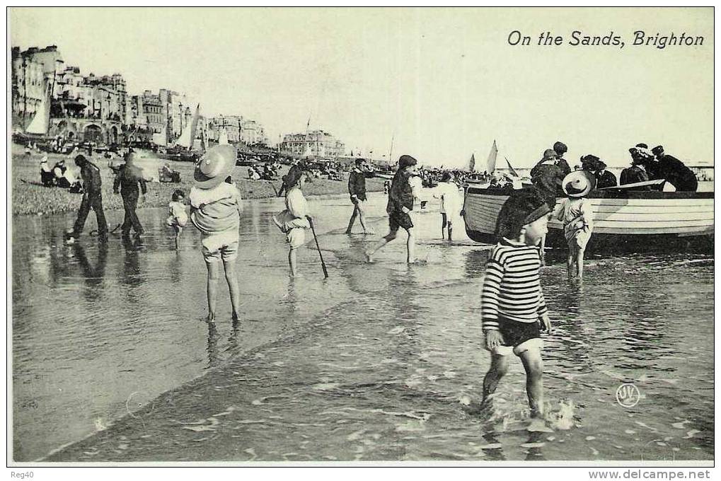 - ON THE SANDS,  BRIGHTON    -   (Behaviour Of Beach) - Brighton