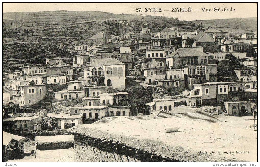 ZAHLE (Syrie) Vue De La Ville - Syrië