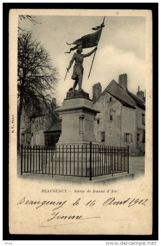 45 Beaugency Jeanne D'arc Statue D45D K45028K C45028C RH064699 - Beaugency