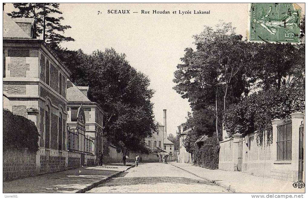 SCEAUX  : (92) Rue Houdan Et Lycée Lakanal - Sceaux