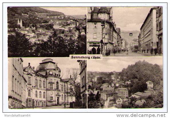 AK Sonneberg I. Thür. Mehrbild 4 Bilder Blick V Eichwald Spielzeugm. 25.9.59 SONNEBERG (THÜR) 1n Lichtenwalde In Sachsen - Sonneberg