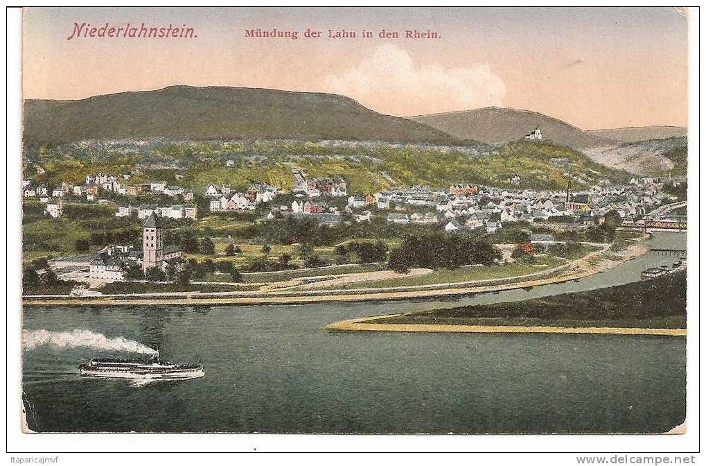 Carte Postale    Allemagne :    NIEDERLAHNSTEIN - Lahnstein