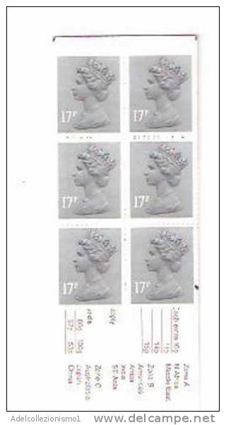 24501)£1 Royal Maii Stamps - Six At 17p - Postzegelboekjes