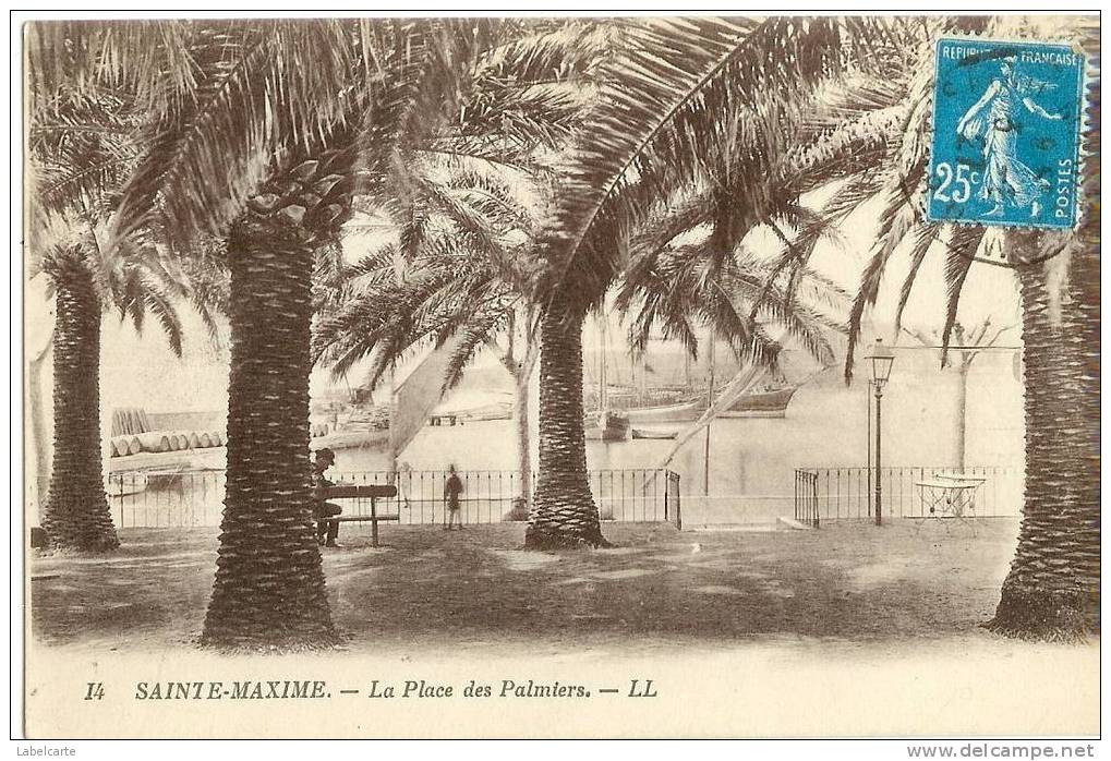 SAINTE MAXIME.LA PLACE DES PALMIERS - Sainte-Maxime