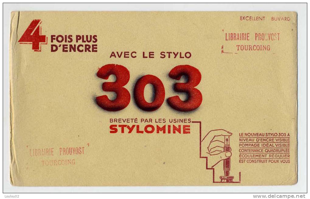 Le Stylo 303 Breveté Par Les Usines STYLOMINE - S
