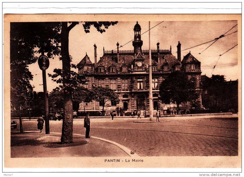 CPA 93. PANTIN.LA MAIRIE. 1938. - Pantin