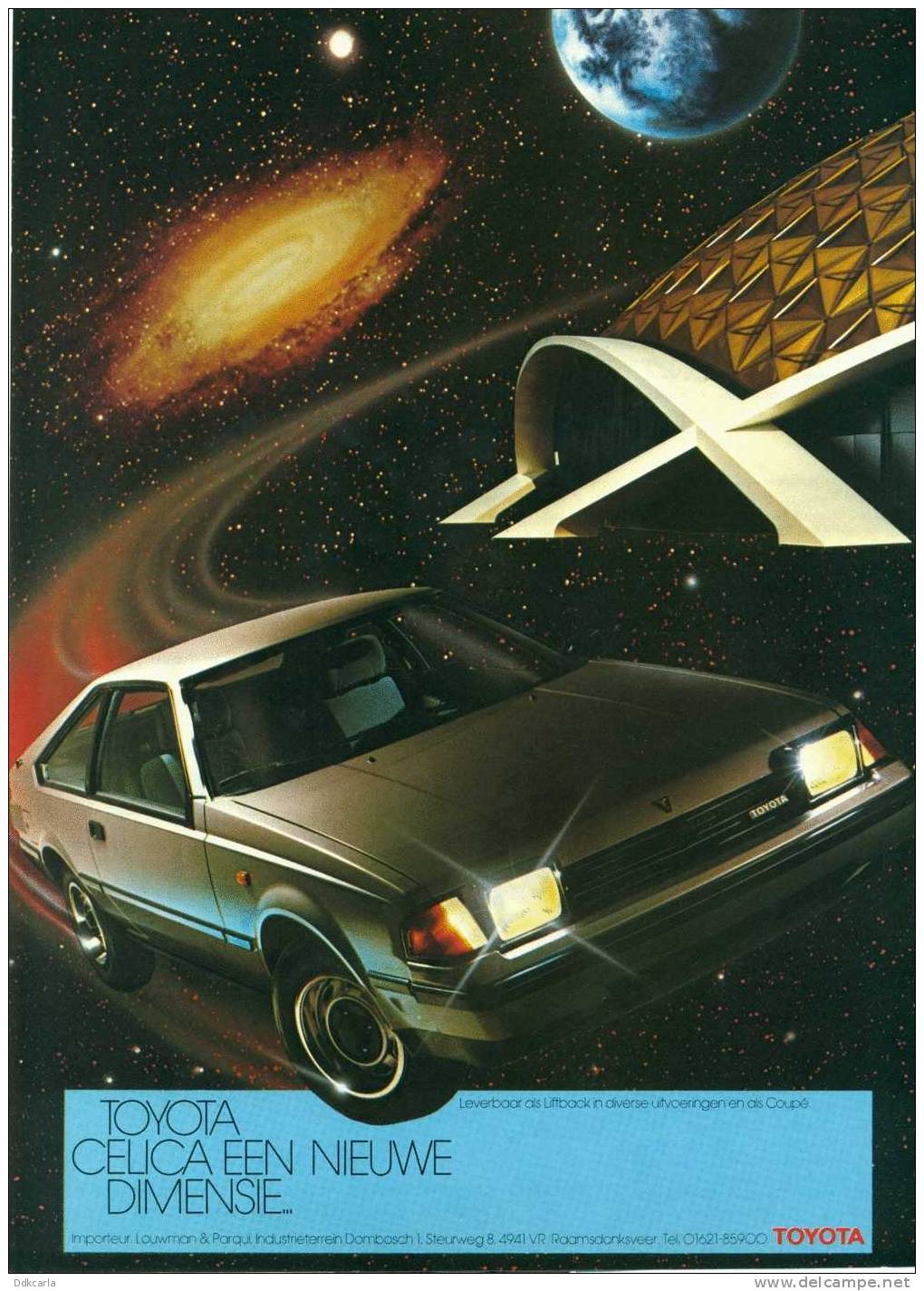 Pub Uit Magazine Jaren ´80 - TOYOTA CELICA - Advertising