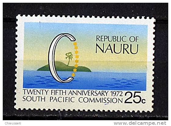 Nauru ** N° 86 - 25e Ann. De La Commission Du Pacifique-Sud - Nauru
