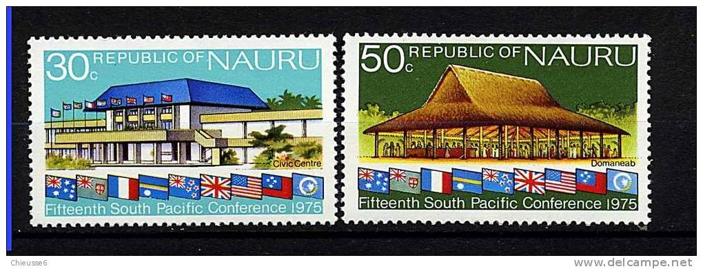 Nauru ** N° 125/126 - Conf. De La Commission Du Pacifique-Sud - Nauru