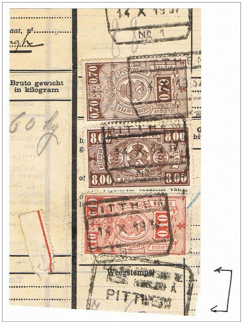 CF  RECTANGLE POIDS RECONNU à  PITTHEM      R!   DROIT - Other & Unclassified