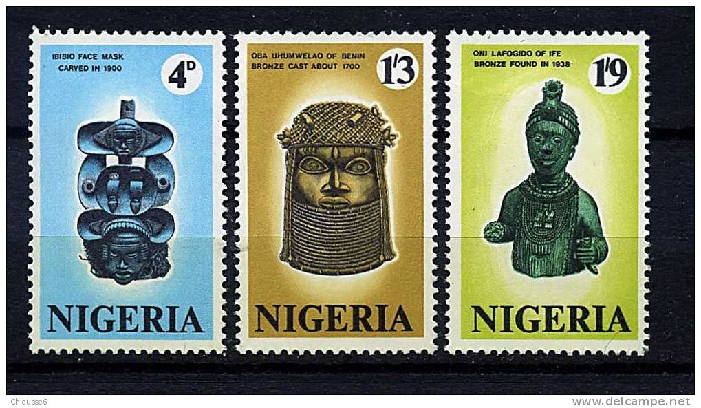 Nigeria ** N° 257 à 259 - Art Ancien - Nigeria (1961-...)