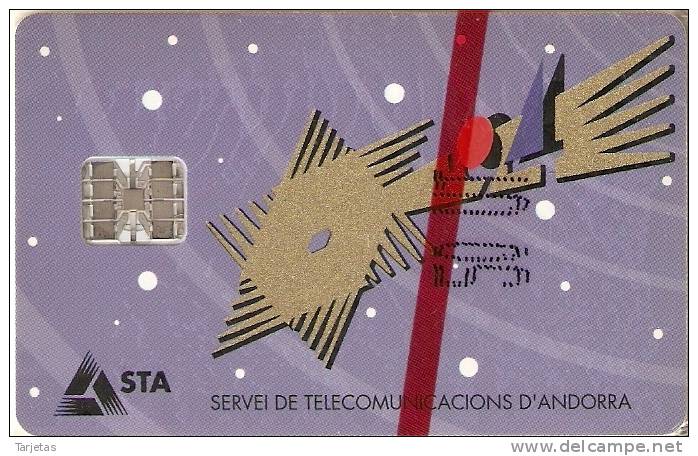 AND-023  TARJETA DE ANDORRA DE NAVIDAD'94 NUEVA-MINT - Andorra