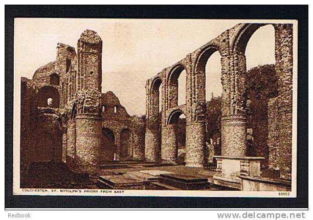 Early Postcard St. Botolph's Priory From The East -  Colchester Essex - Ref 375 - Colchester