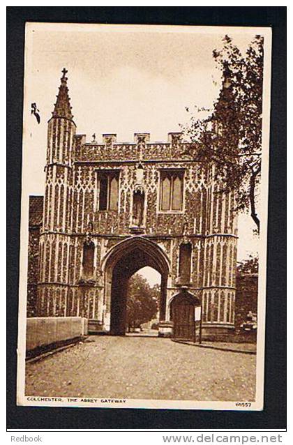 Early Postcard The Abbey Gateway Colchester Essex - Ref 375 - Colchester