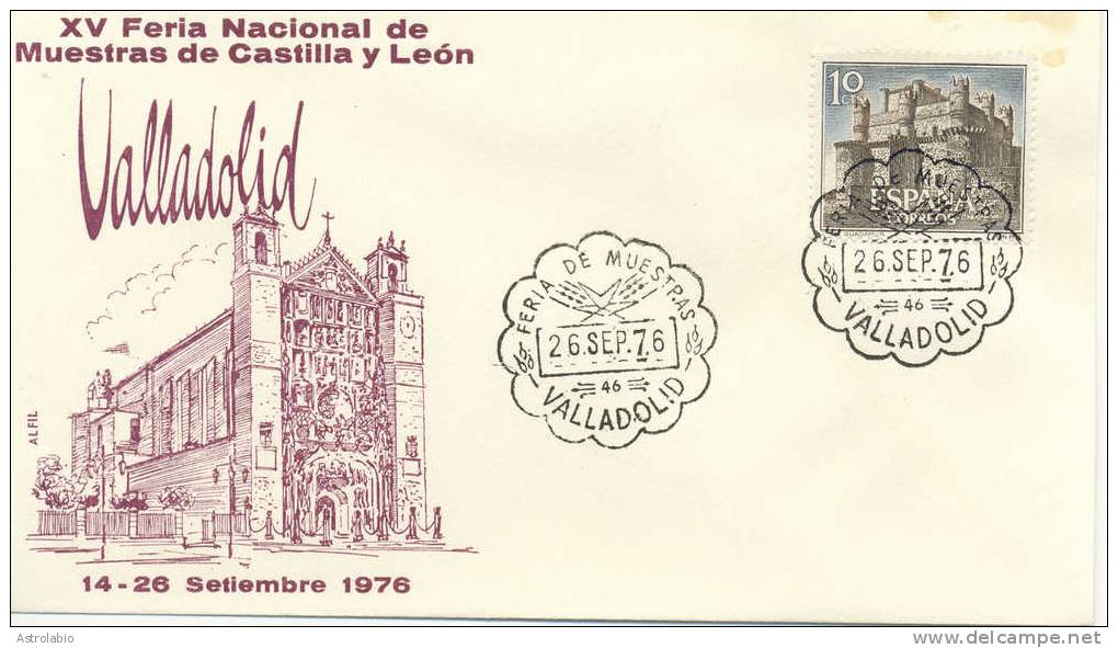 " Feria De Muestras " 1976,obliteration Valladolid - Franking Machines (EMA)