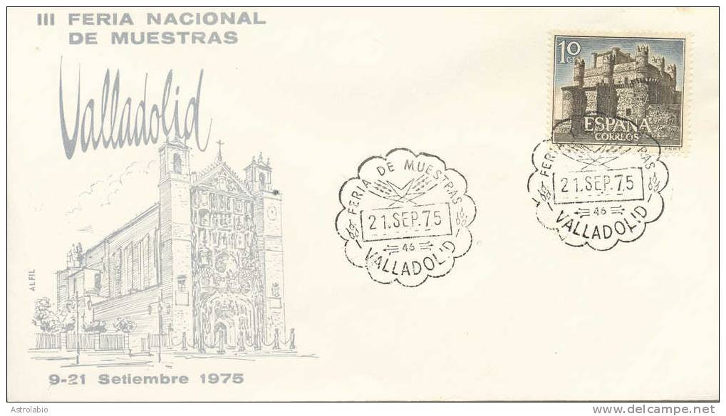 " Feria De Muestras " 1975,obliteration Valladolid - Macchine Per Obliterare (EMA)