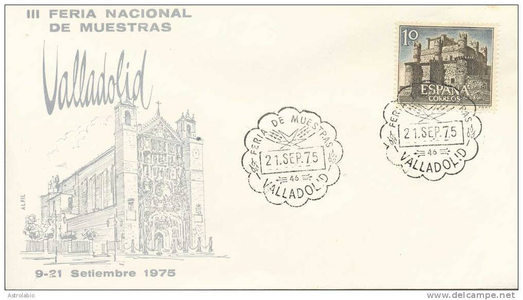 " Feria De Muestras " 1975,obliteration Valladolid - Franking Machines (EMA)