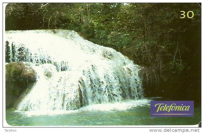 TARJETA DE BRASIL DE UNA CASCADA (CATARATA-WATERFALL-CASCADE) - Landscapes