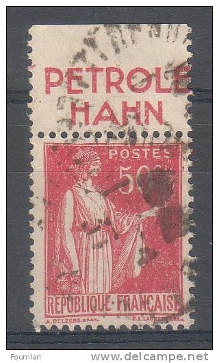 Bande Pub - Paix 50c Rouge - HAHN - Type 2 - Sonstige & Ohne Zuordnung