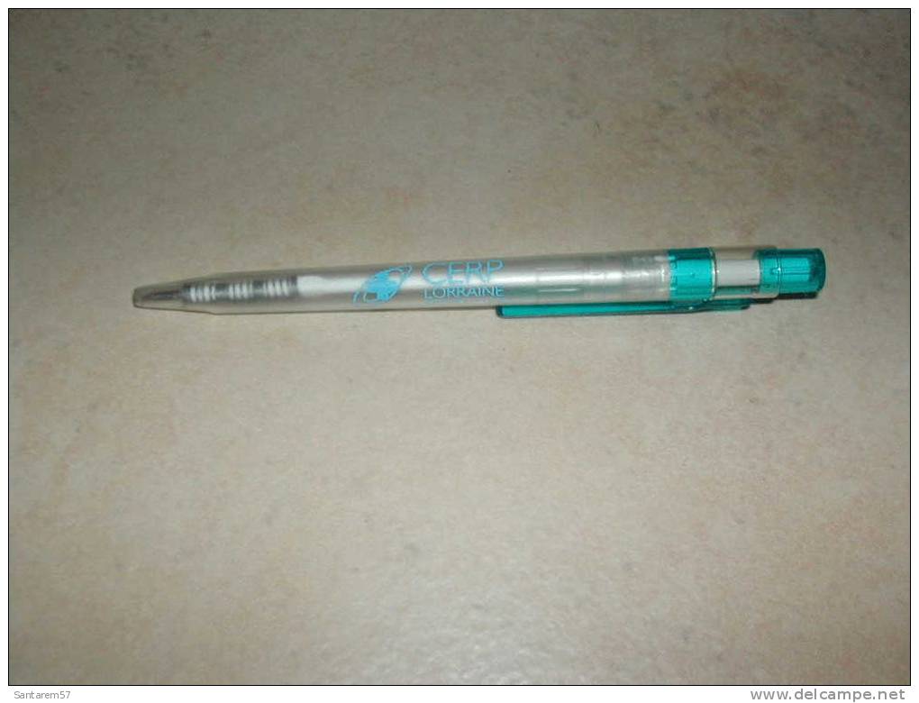 Stylo Publicitaire Advertising Pen CERP LORRAINE REPARTITION FRANCE - Pens