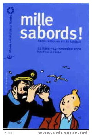 Herge Tintin Mille Sabords Carte Expo - Cartes Postales