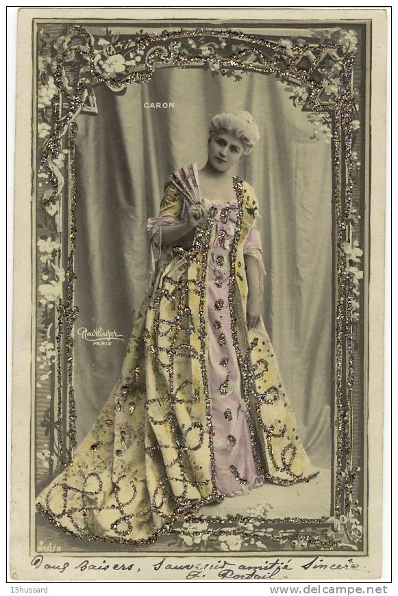 Carte Postale Ancienne De La Cantatrice Rose Caron. Photographie Reutlinger. - Opéra