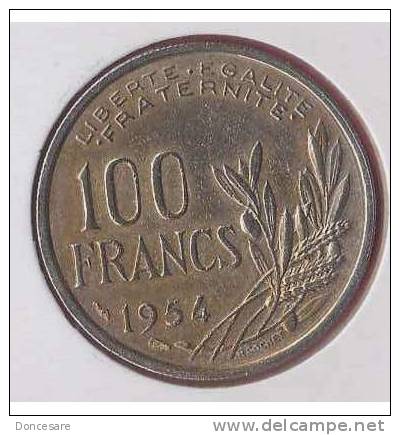 ** 100 FRANCS 1954 COCHET TTB  **28** - 100 Francs