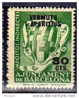 Barcelona. Impuesto Vermuts Y Aperitivos 30 Cts - Barcelone