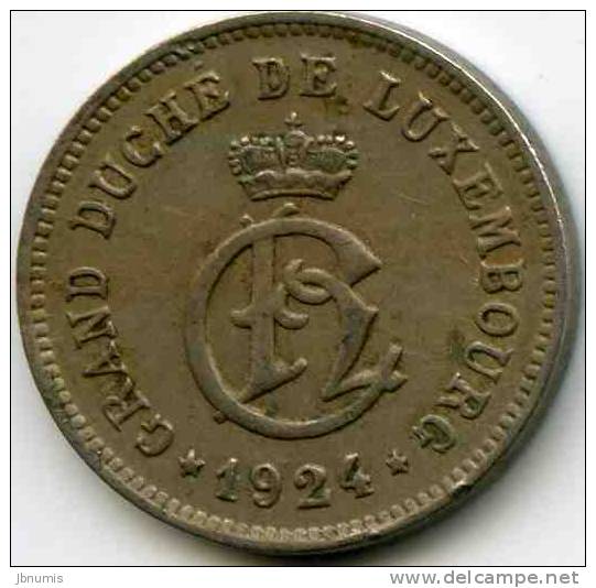 Luxembourg 10 Centimes 1924 KM 34 - Luxembourg