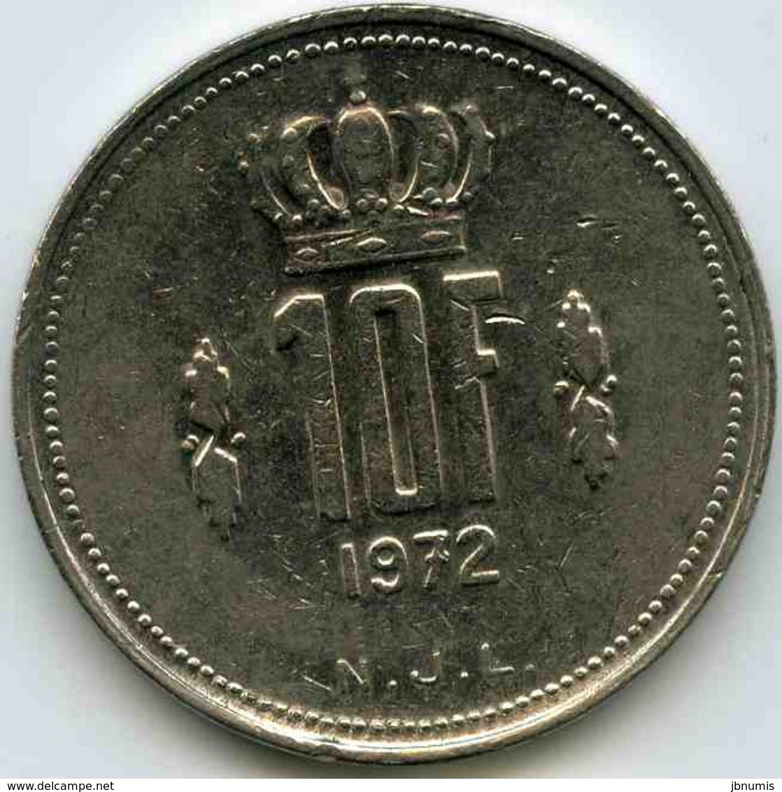 Luxembourg 10 Francs 1972 KM 57 - Luxemburg